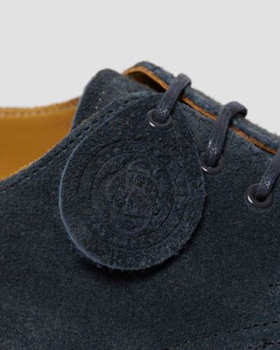 Tenis Oxford Dr Martens 1461 Made In England Suede Para Mujer DR0559M